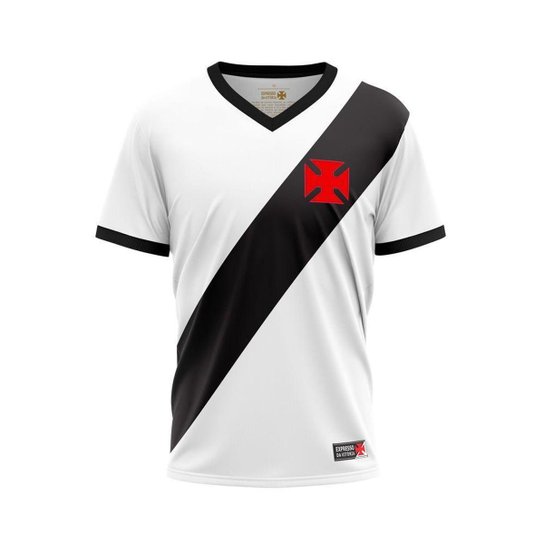 Camiseta Vasco - EXPRESSO - Branco