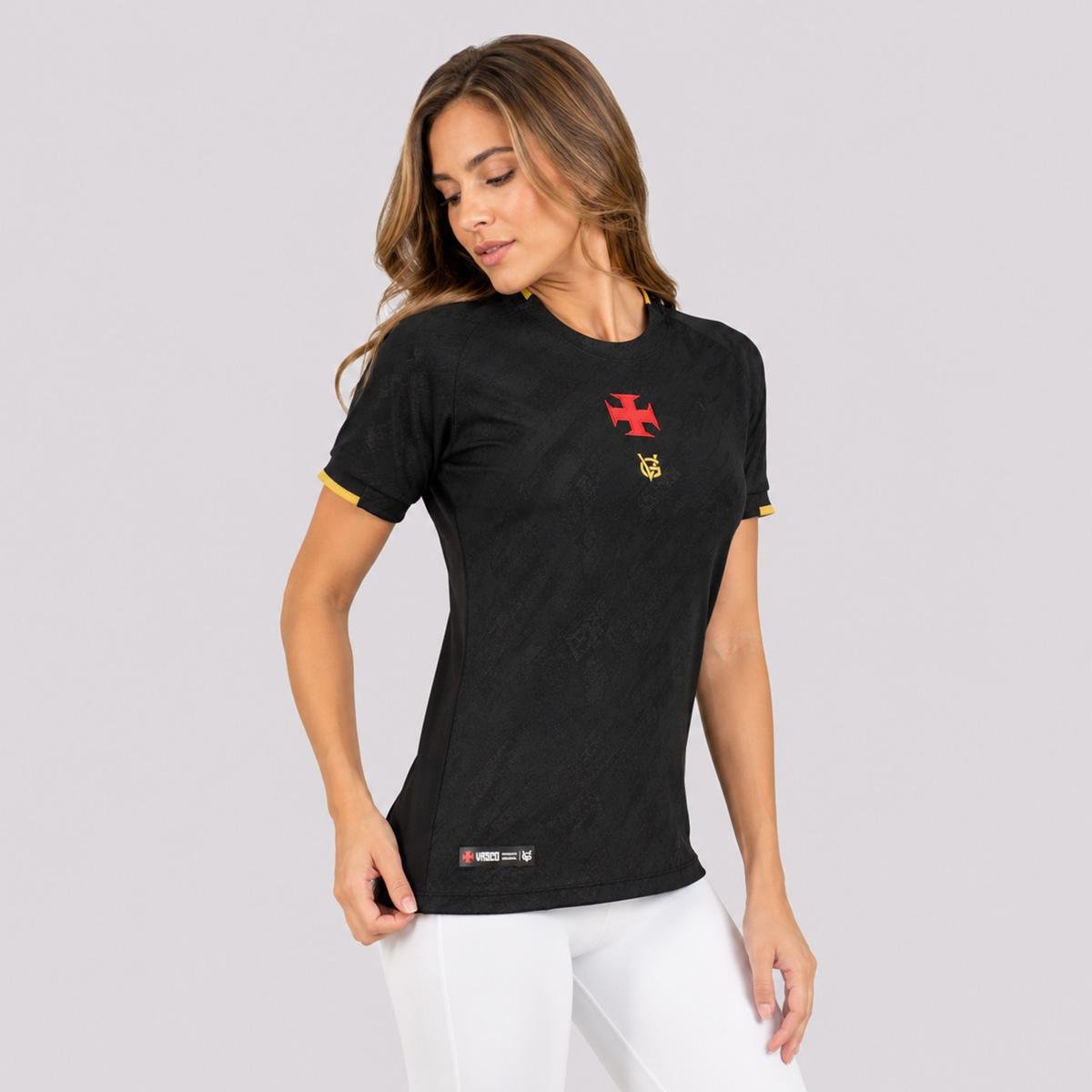 Camiseta Vasco Gigante De Ouro Feminina - 1