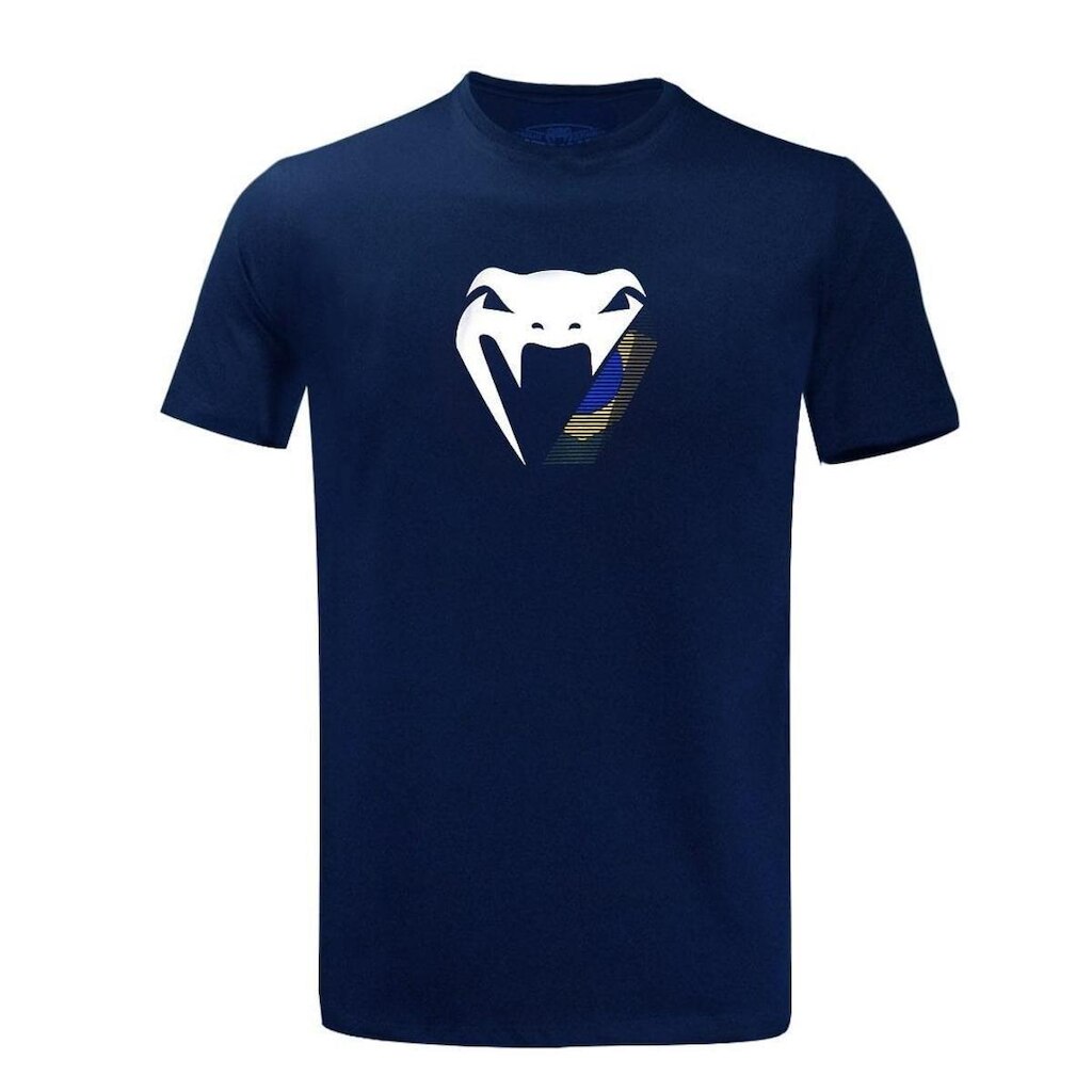 Camiseta Venum Brazilian Flag Revolution Navy