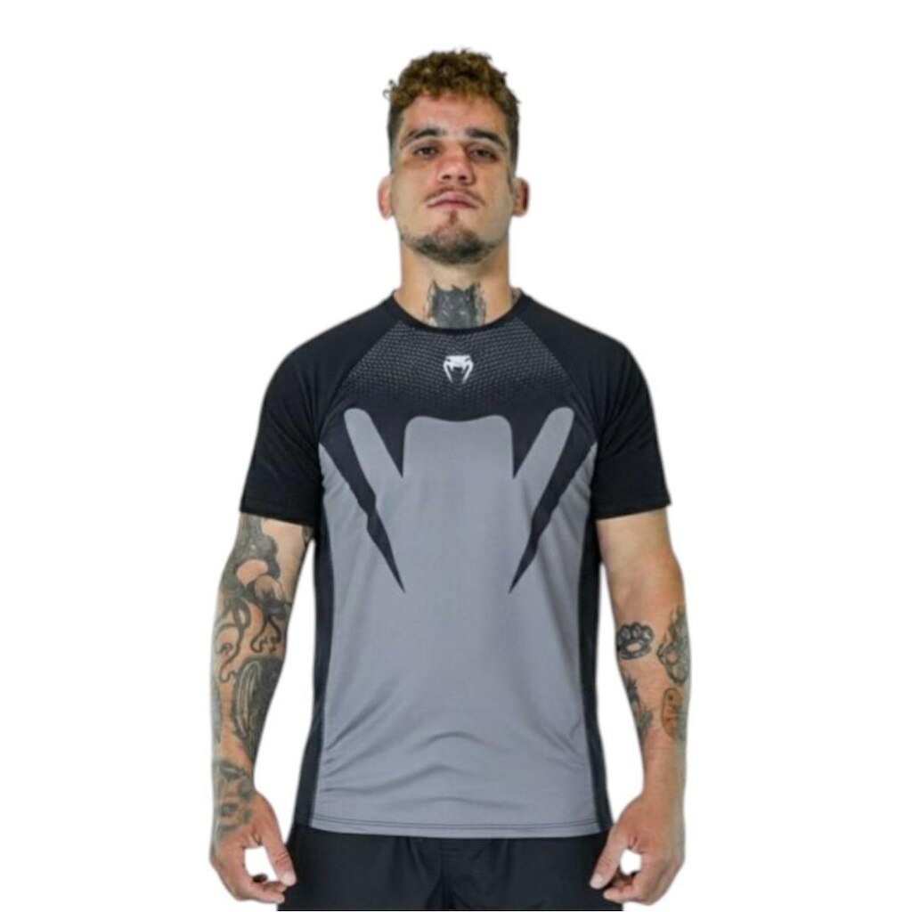 Camiseta Venum Dry Tech Attack Preto Performance - P