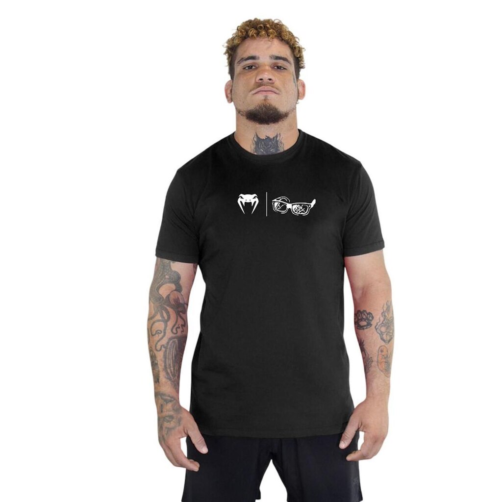 Camiseta Venum Fighting Nerds Preto - P