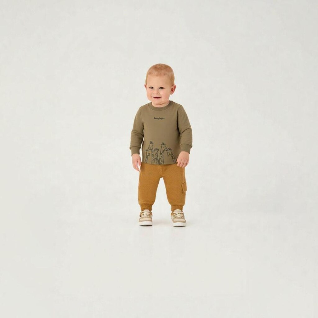 Camiseta Verde Bebe Pulla Bulla Menino - 55163-1276
