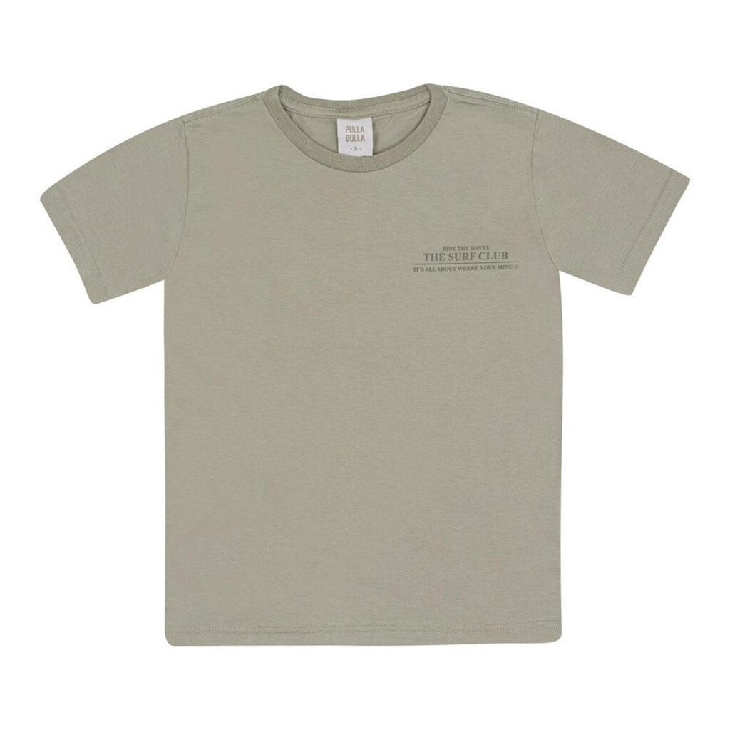 Camiseta Verde Infantil Pulla Bulla Menino - 53458-1350