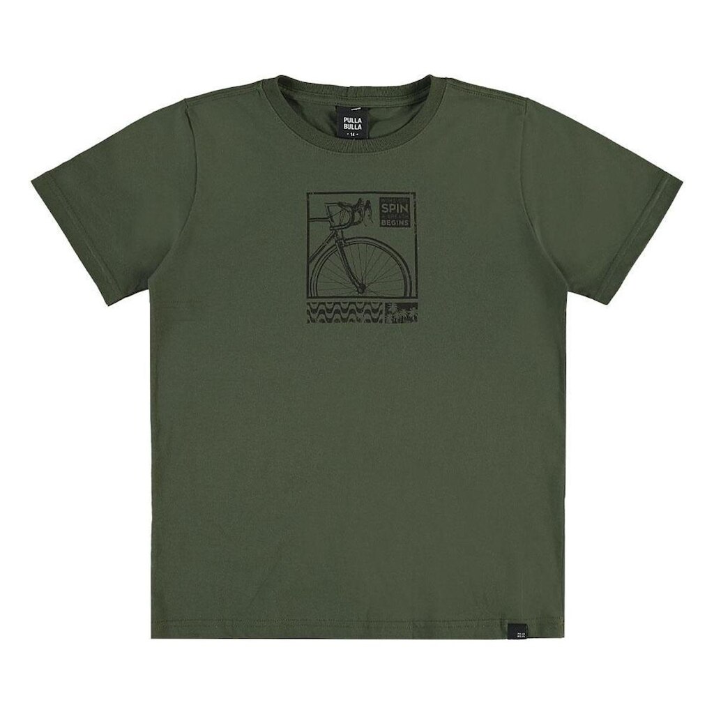 Camiseta Verde Juvenil Pulla Bulla Menino - 53956-356