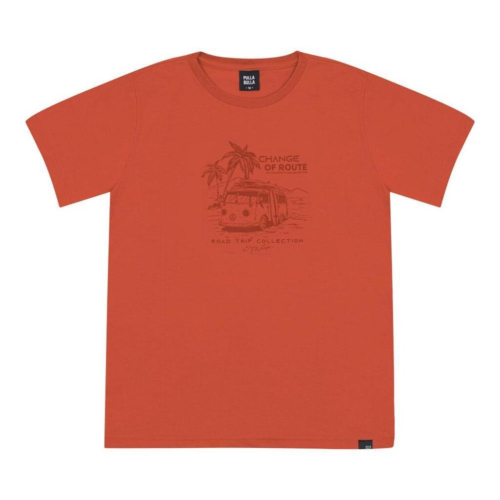 Camiseta Vermelho Juvenil Pulla Bulla Menino - 53560-1137