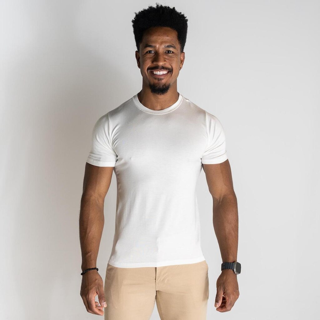 Camiseta Versatiold Tech Modal Off White