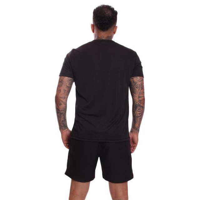 Camiseta Via Basic Dry Academia Proteção Solar UV Masculina