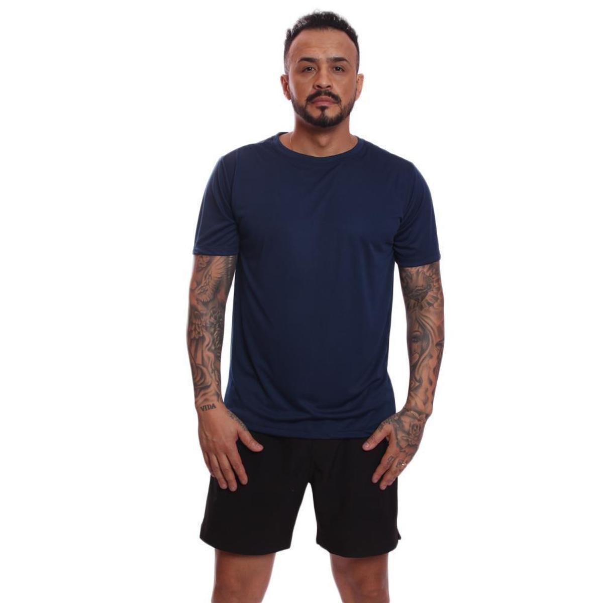 Camiseta Via Basic Dry Academia Proteção Solar UV Masculina Menor preço em Camiseta Via Basic Dry Academia Proteção Solar UV Masculina