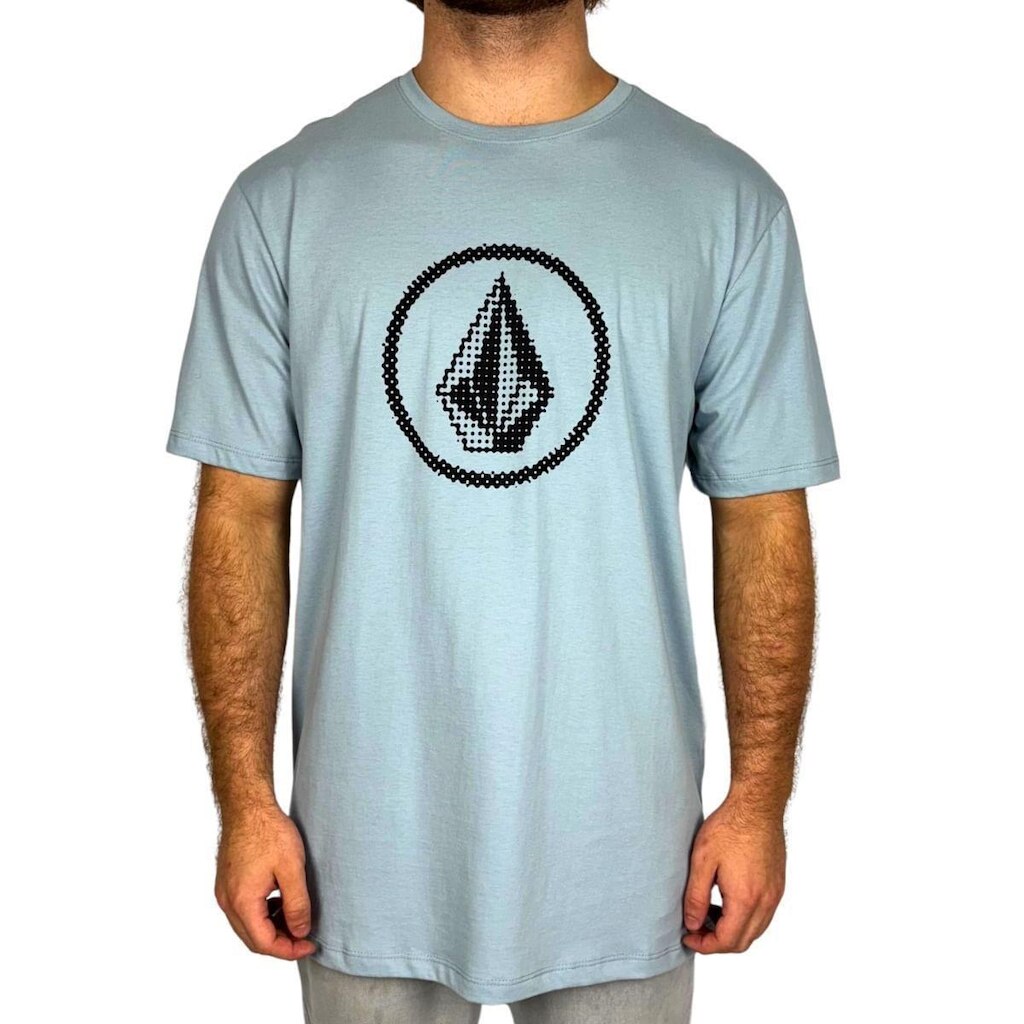 Camiseta Volcom Circle Stone Azul