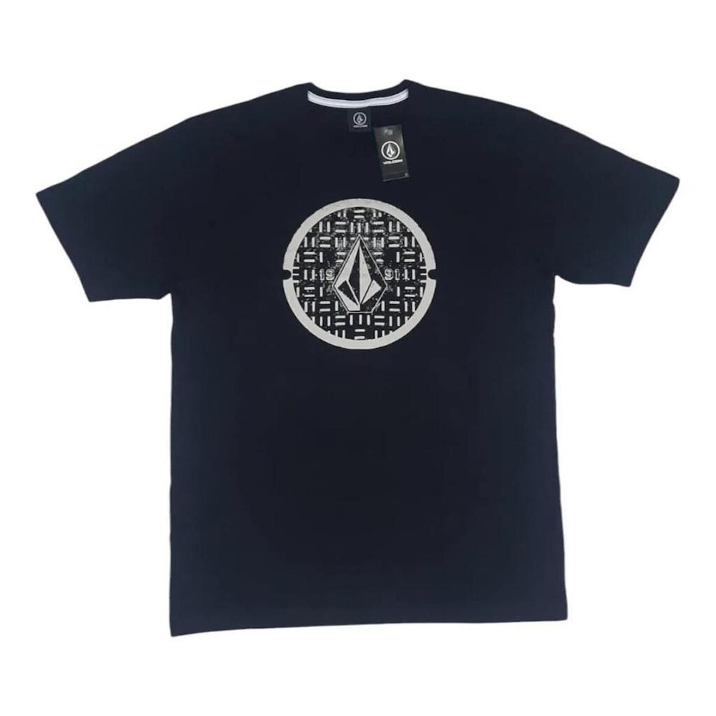 Camiseta Volcom Circle Texture SM25 Masculina