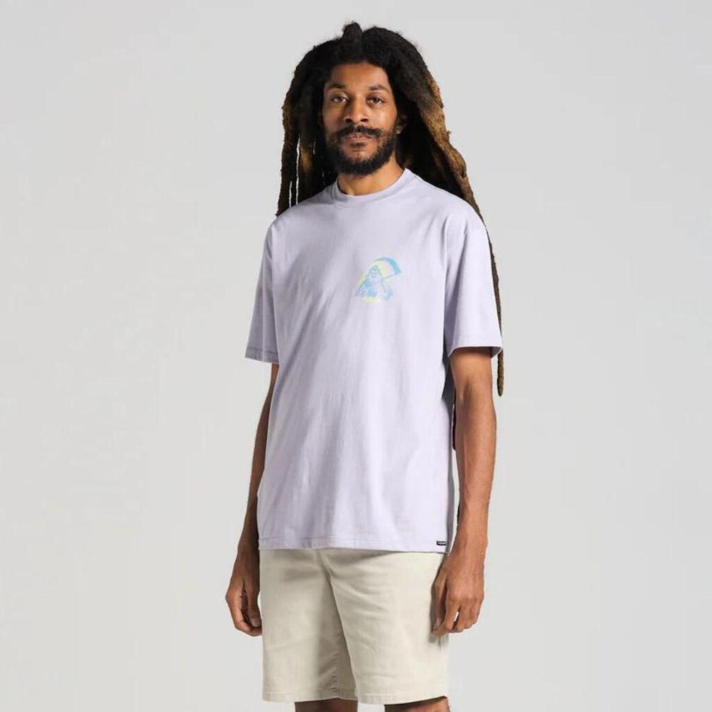 Camiseta Volcom Comfort Reaps - ROXO CLARO