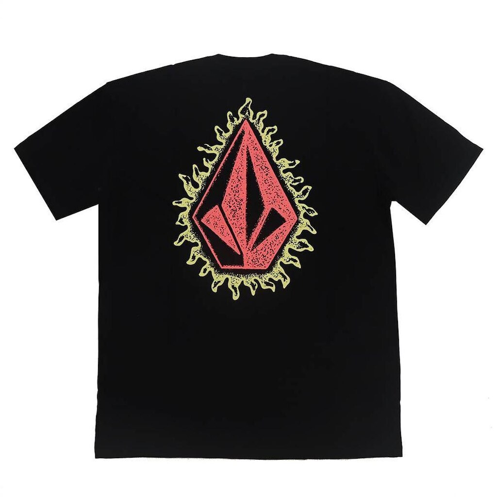 Camiseta Volcom Feminino Flame - Preto