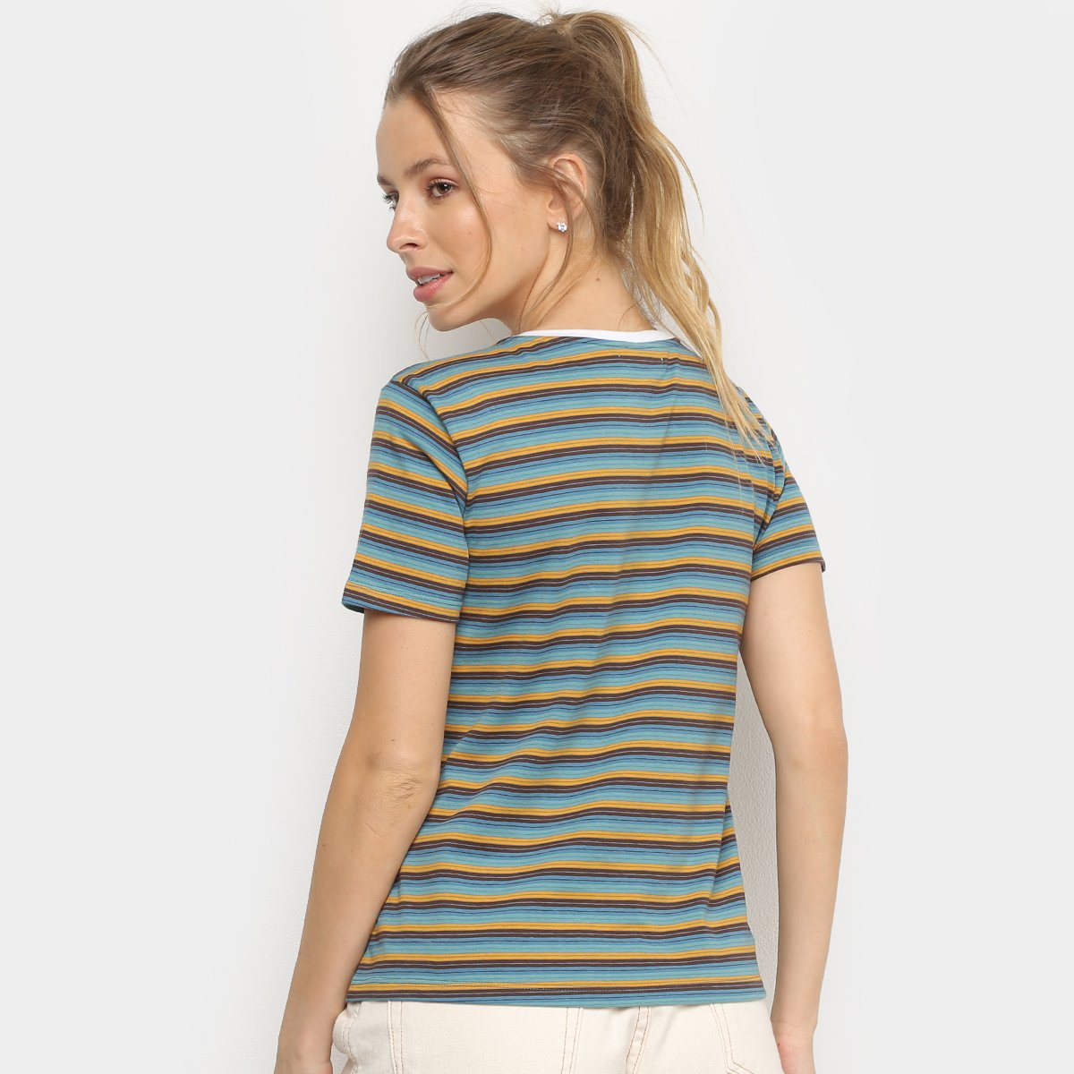 camiseta listrada volcom