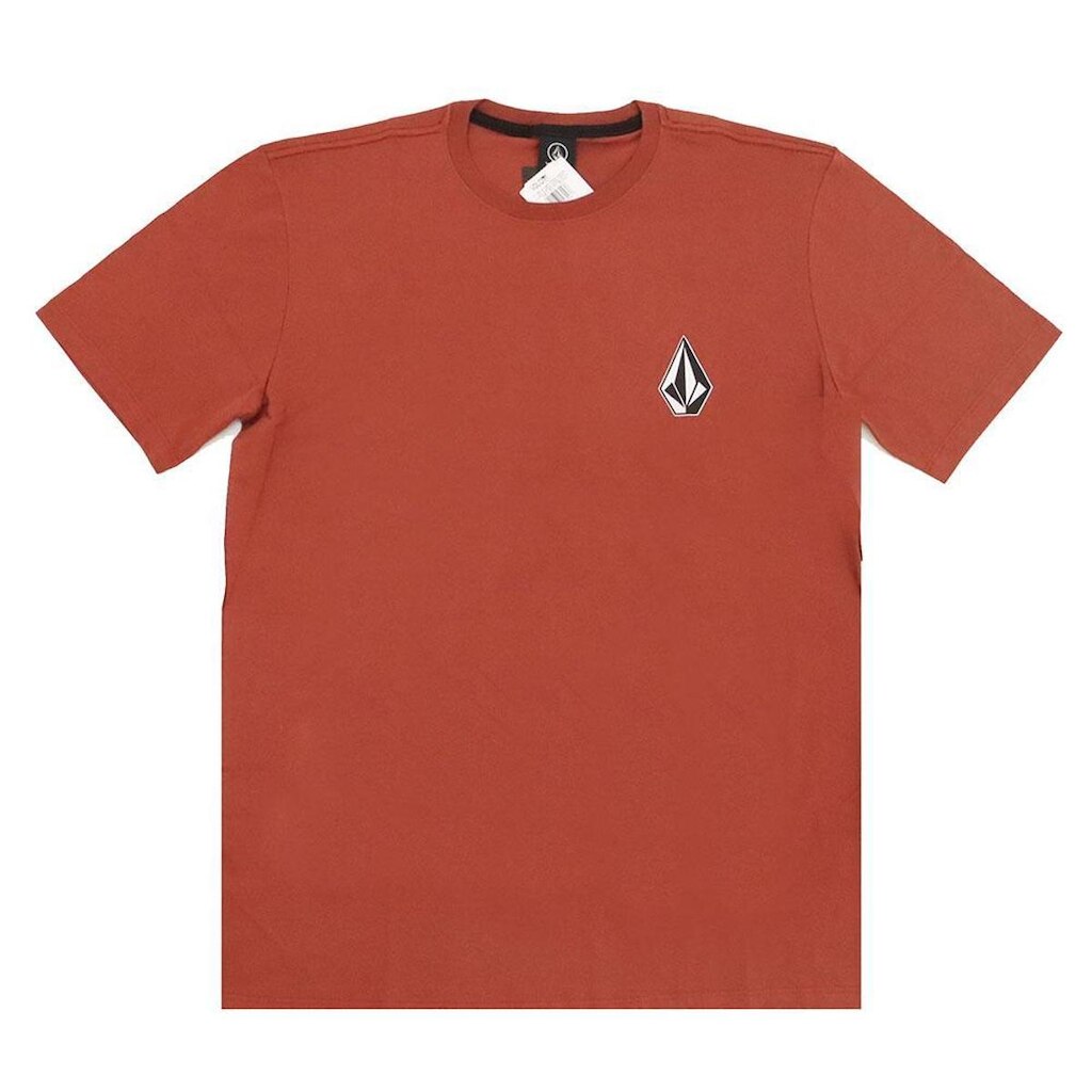 Camiseta Volcom Iconic - Vermelho Amarronzado