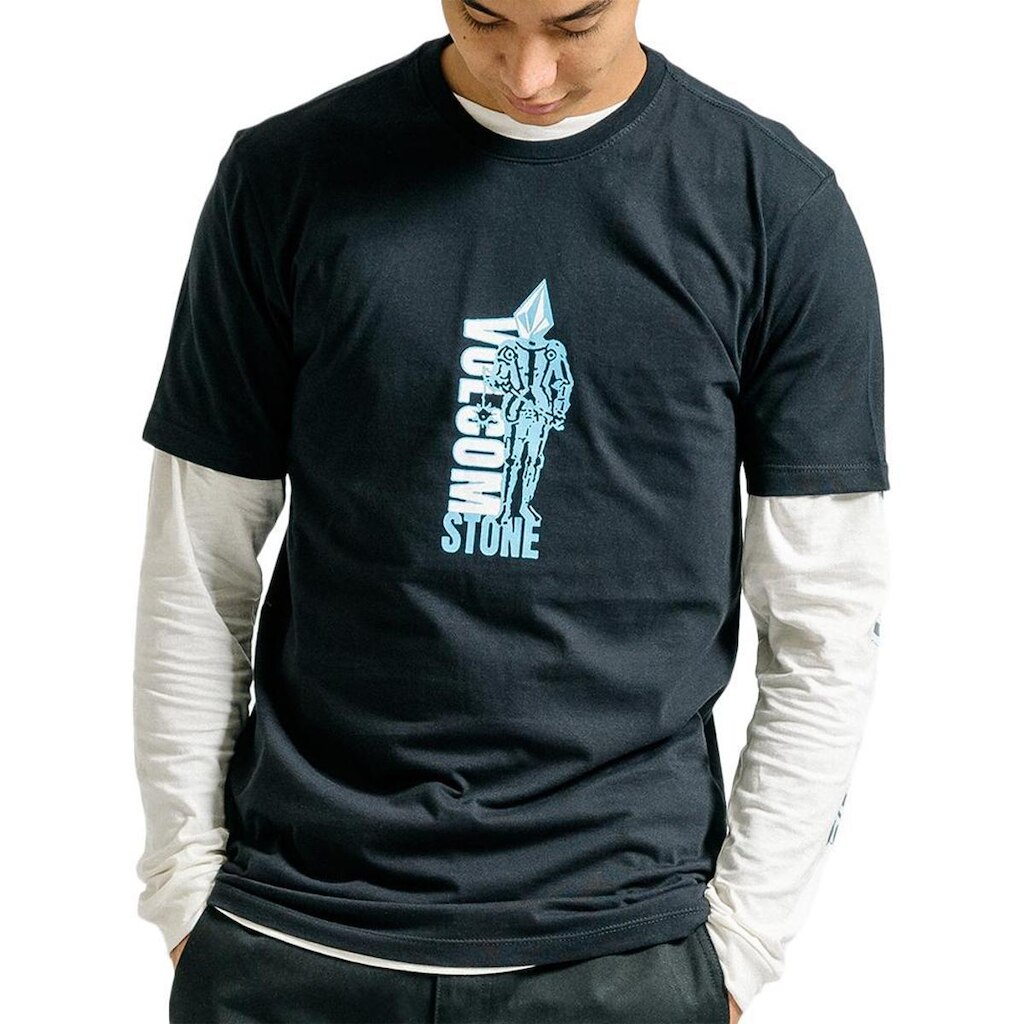 Camiseta Volcom Long Fit Flail SM24 Masculina