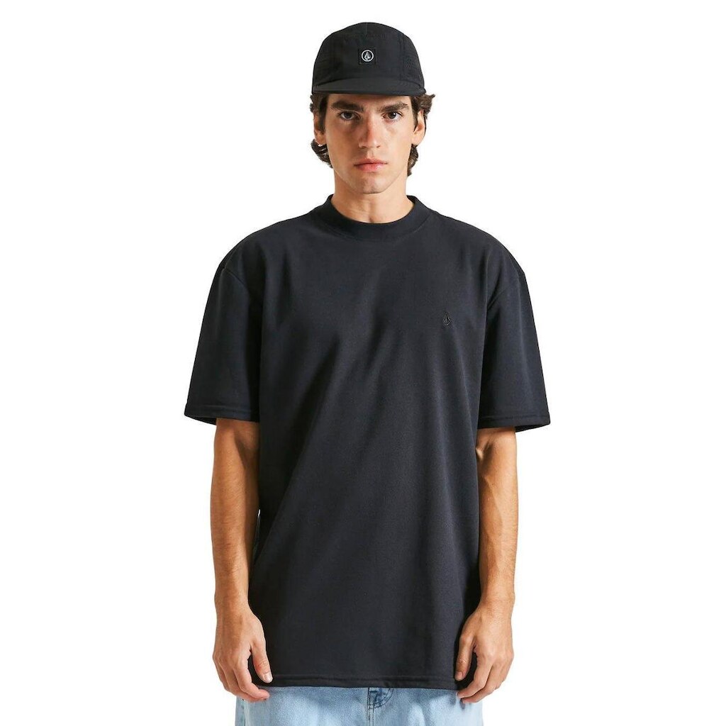 Camiseta Volcom Manga Curta Heavy Stone Masculino