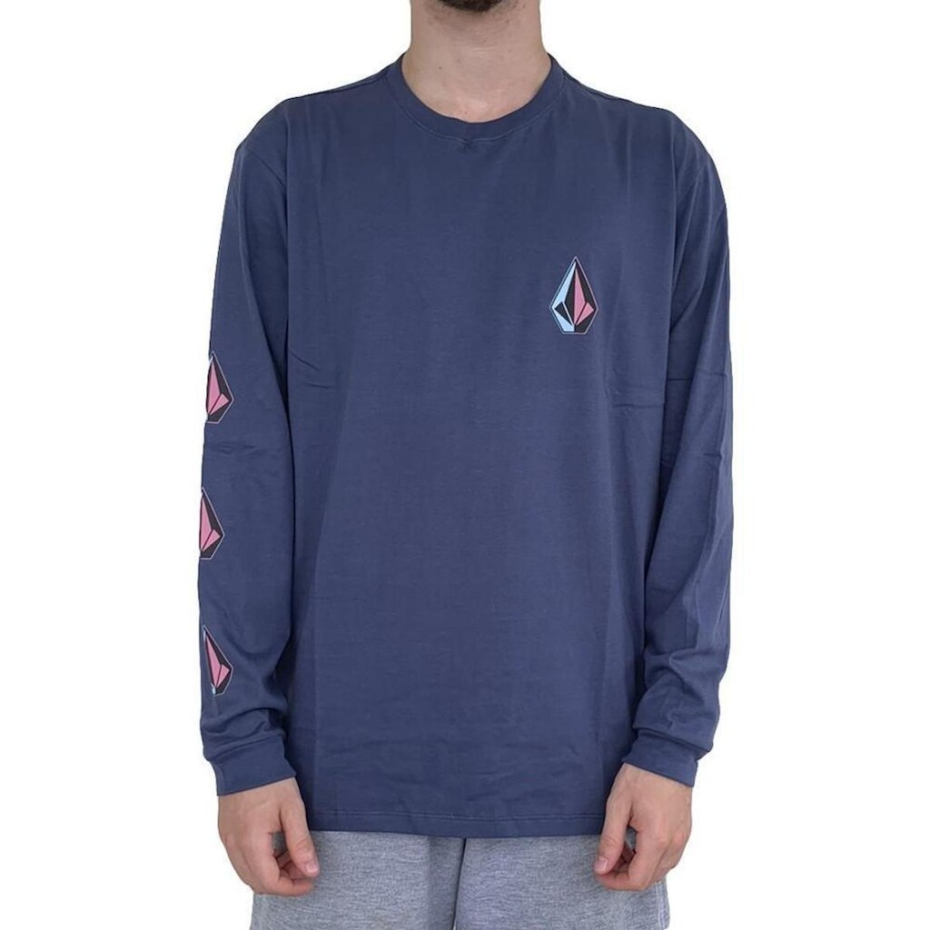 Camiseta Volcom Manga Longa Iconic WT23 Masculina