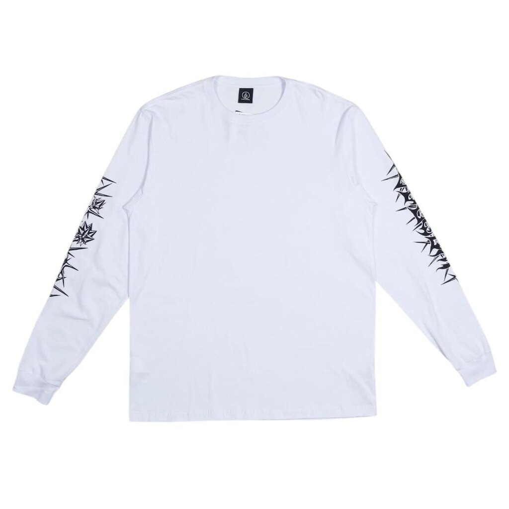 Camiseta Volcom M/L Die By The Sword Branco