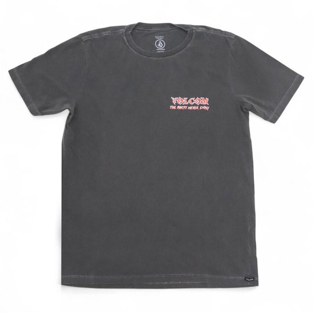 Camiseta Volcom Party Never - Preto