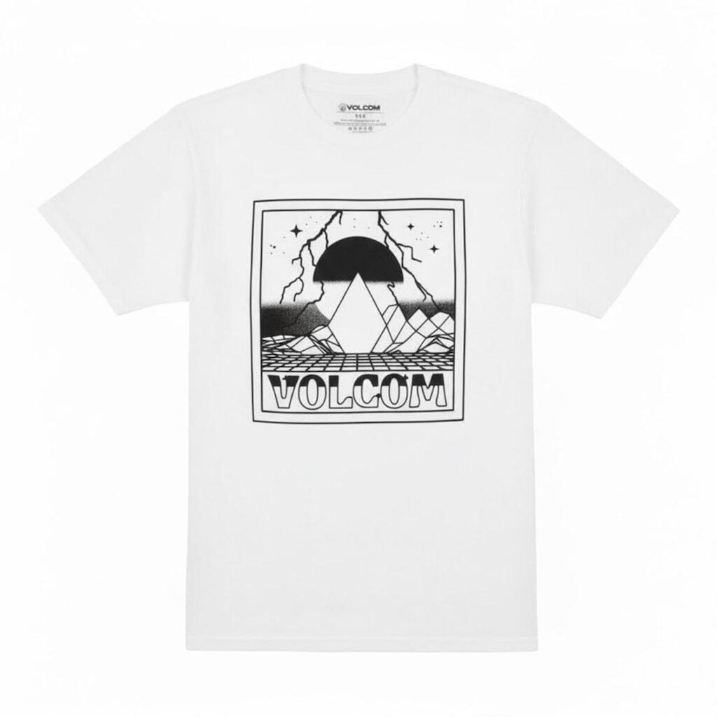 Camiseta Volcom Remote Viewer Branca