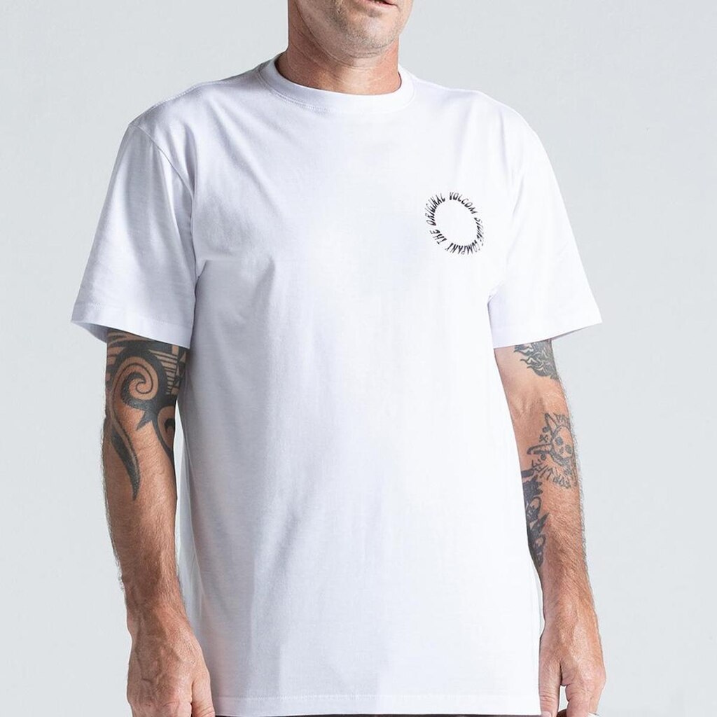 Camiseta Volcom Round Out WT26 Masculina