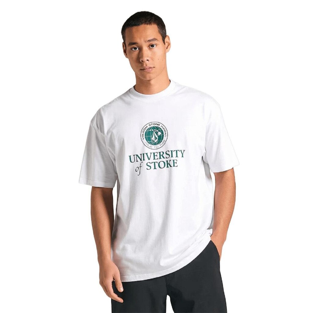 Camiseta Volcom Silk Comfort Ofstoke Branca