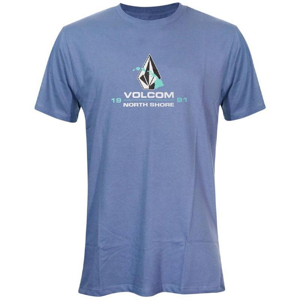 CAMISETA VOLCOM SILK IMPRINT NORTH SHORE AZUL ESCURO MASC