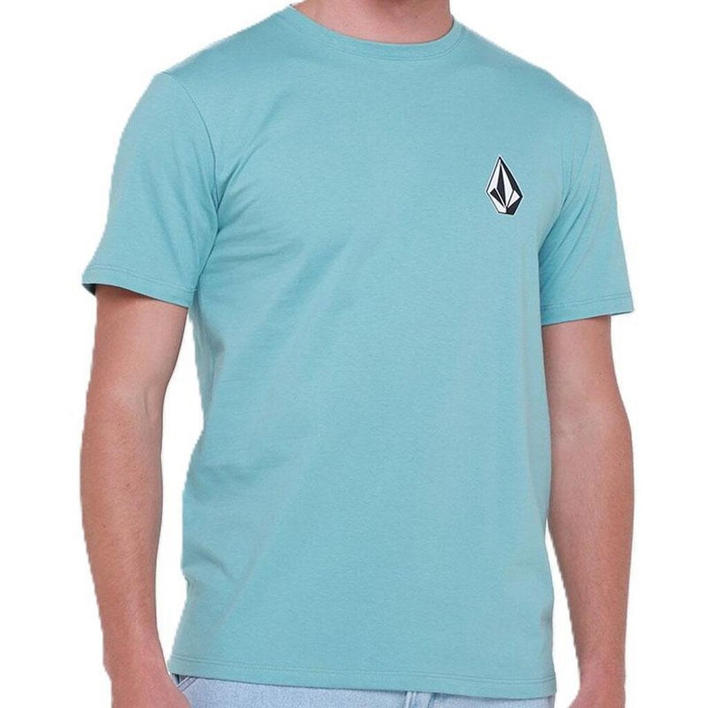 CAMISETA VOLCOM SILK MC ICONIC AZUL PLUS SIZE MASCULINA