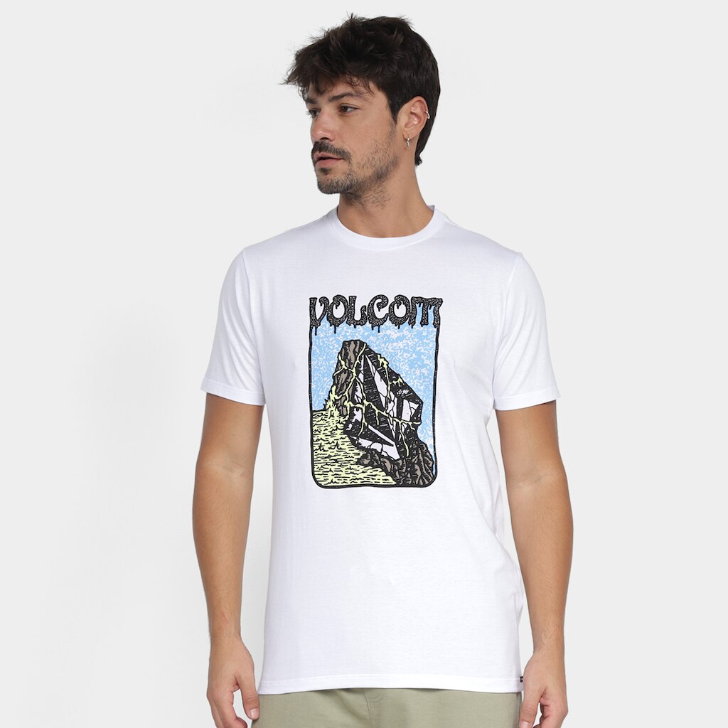 Camiseta Volcom Slim Submerged Masculina
