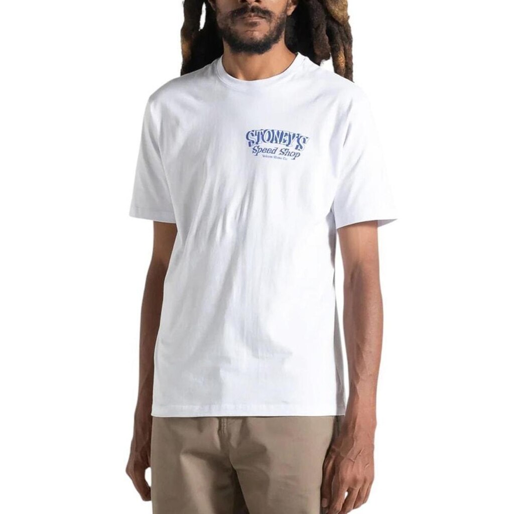 Camiseta Volcom Speed Shop Branca