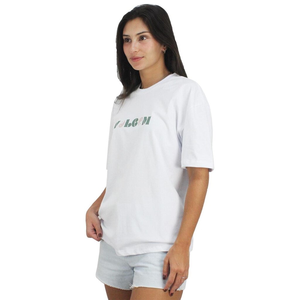 Camiseta Volcom Stone Art Up Branca