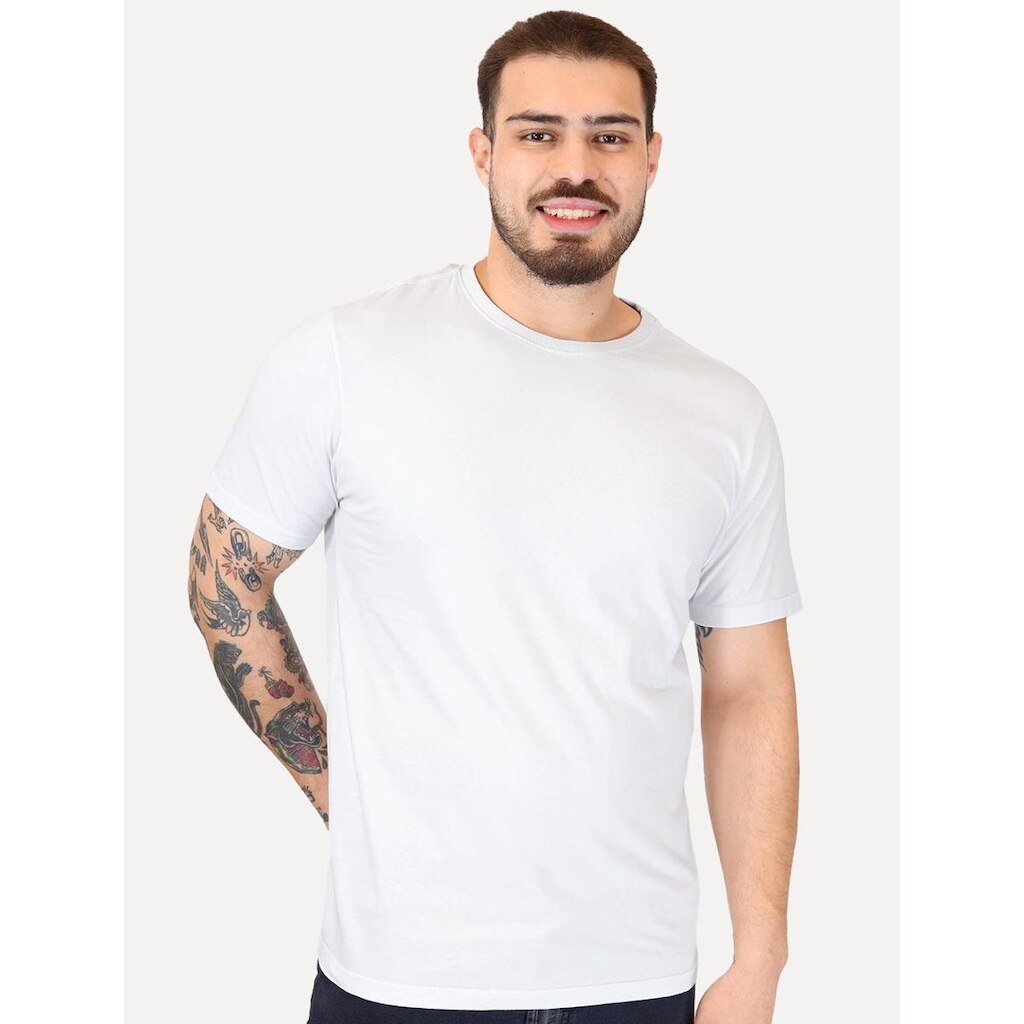 Camiseta Von der Volke Masculina Origineel Lisa Basic Branca