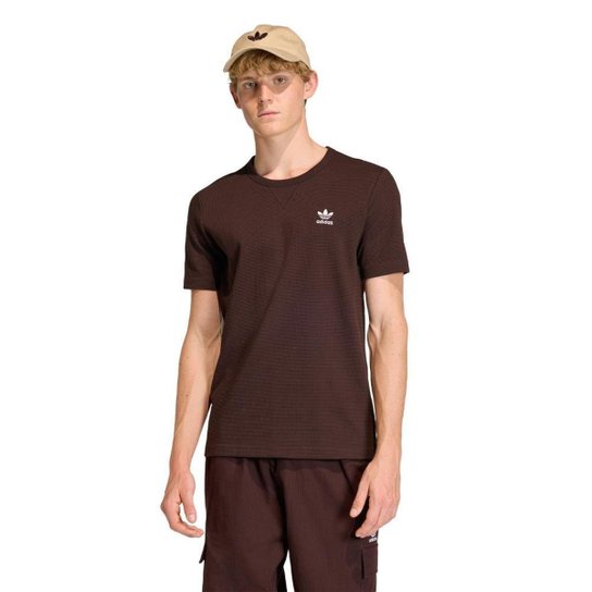 Camiseta Waffle Trefoil Essentials Adidas Masculina