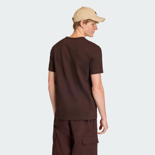 Camiseta Waffle Trefoil Essentials Adidas Masculina