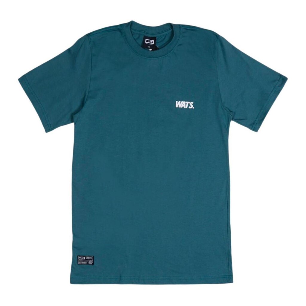 Camiseta Wats Logo Boton Verde