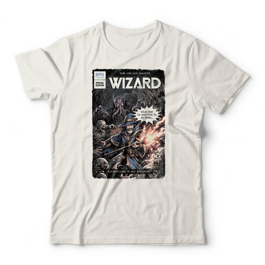 Camiseta Wizard Comics