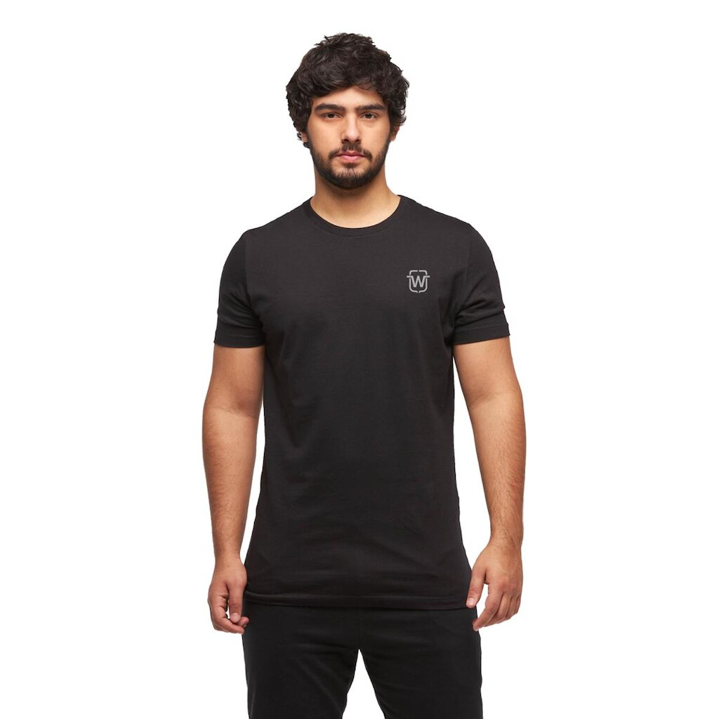 CAMISETA WOOKS BASICA LONGA MASCULINA wC5-PRETO-EXG