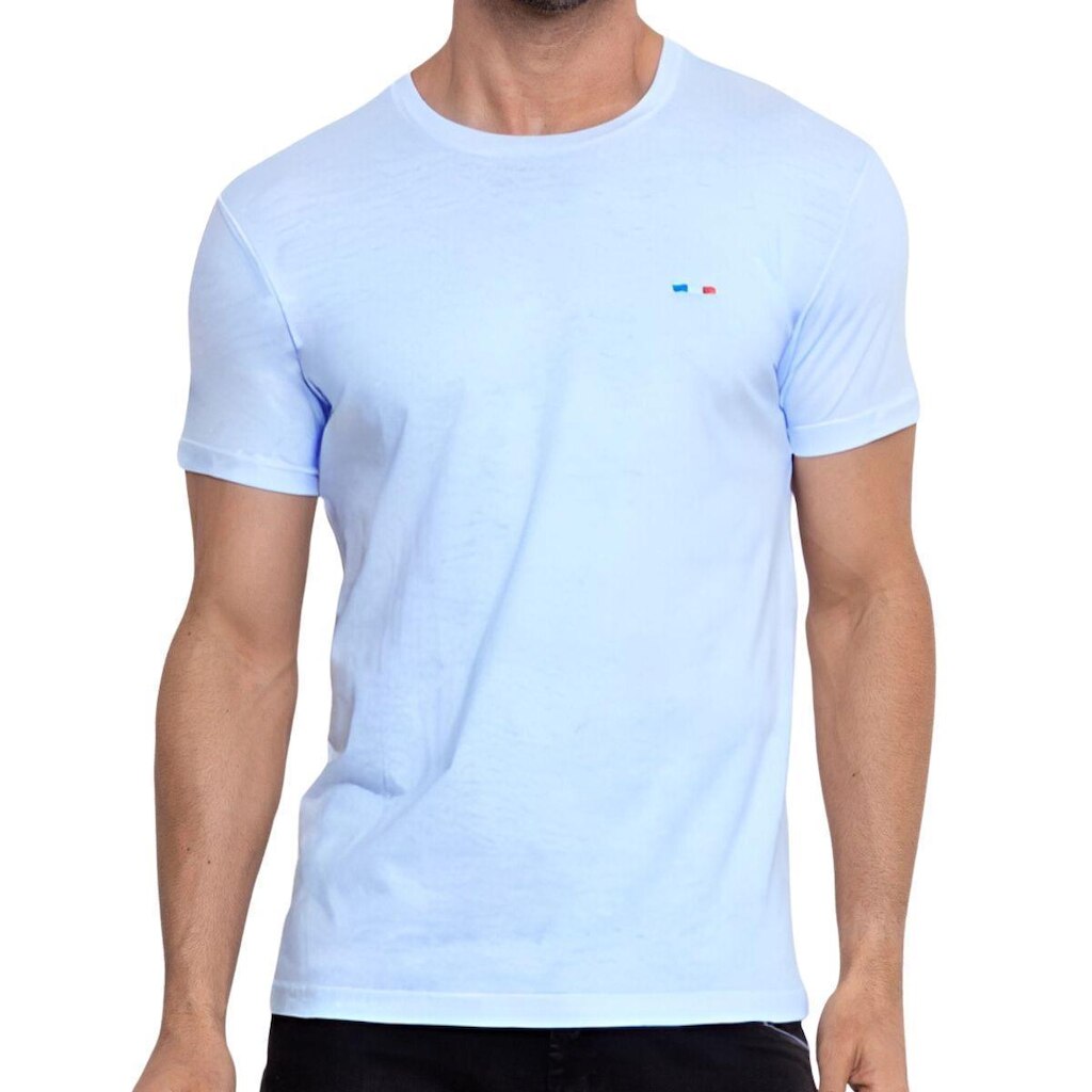 Camisetas FMF Básicas Masculina em Algodão Premium no Estilo Bordado França