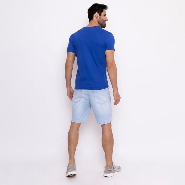 Camisetas Industrie Básicas Masculina em Algodão Premium no Estilo Bordado França