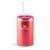 Can Cooler Com Canudo Stanley 8447 Shimmer 296ML - Vermelho - Unissex - Único - Vermelho