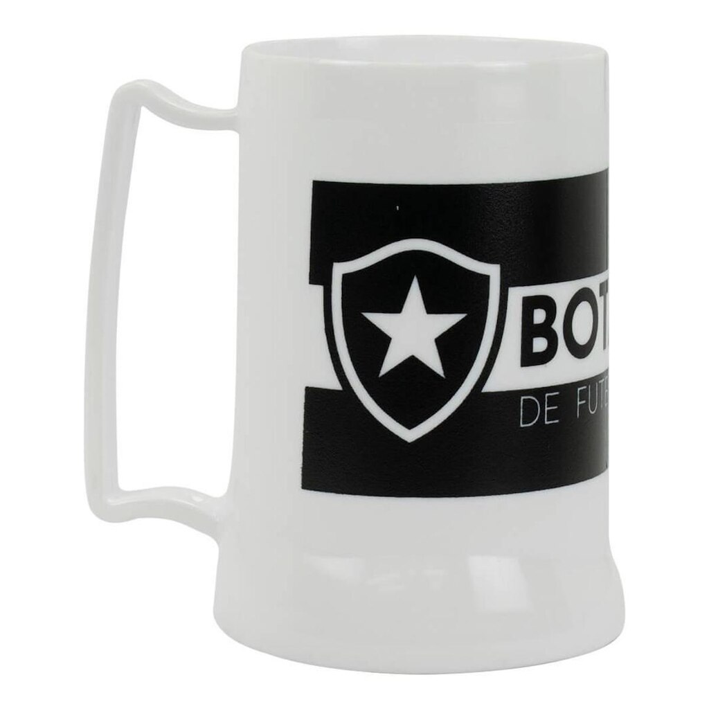 Caneca Branca Gel Isolante Térmico 400ml - Botafogo