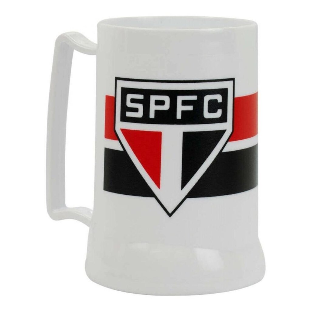 Caneca Branca Gel Isolante Térmico 400ml São Paulo