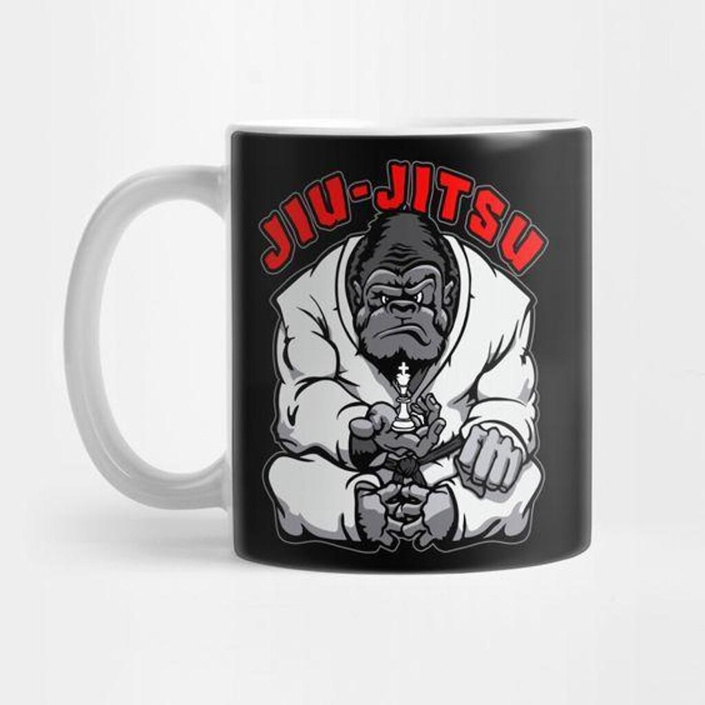 Caneca Cerâmica Xícara Jiu-jitsu - BJJ008