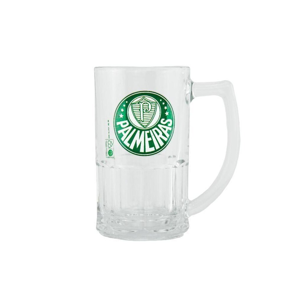 CANECA DE CHOOP PALMEIRAS VIDRO 340ML