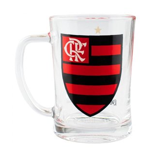 Caneca De Vidro Gigante 650ml - Flamengo