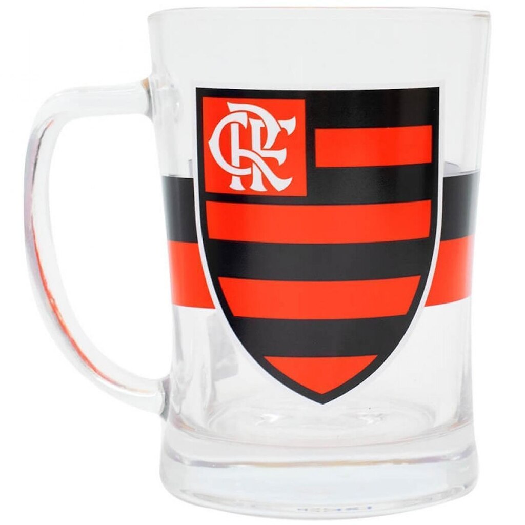 Caneca De Vidro Gigante 660ml - Flamengo