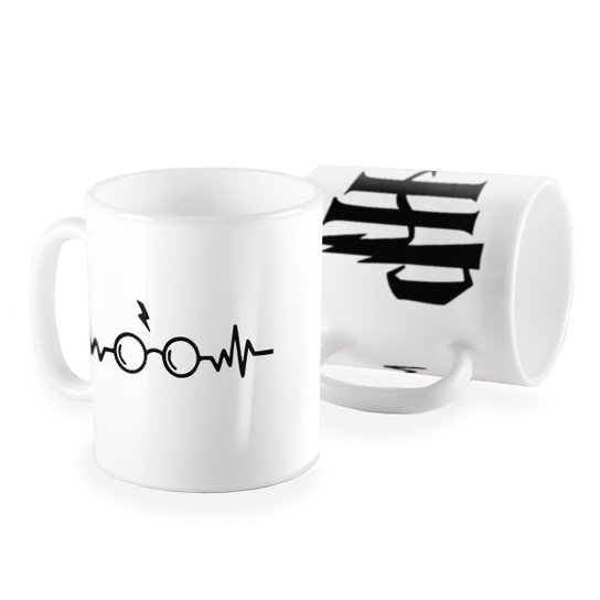 Caneca Harry Potter classico amor - Branco Menor preço em Caneca Harry Potter classico amor - Branco