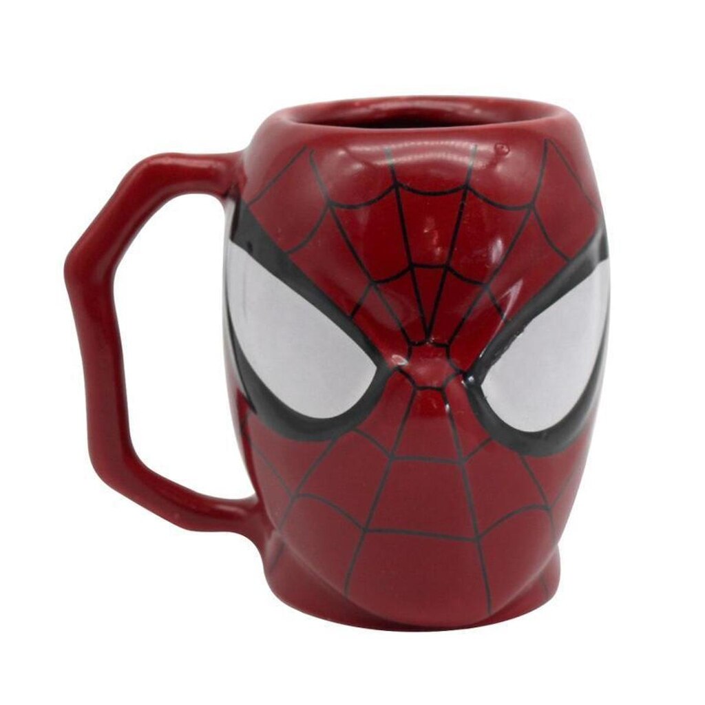 Caneca Homem-Aranha Marvel Oficial Formato 3D 400ml spider man