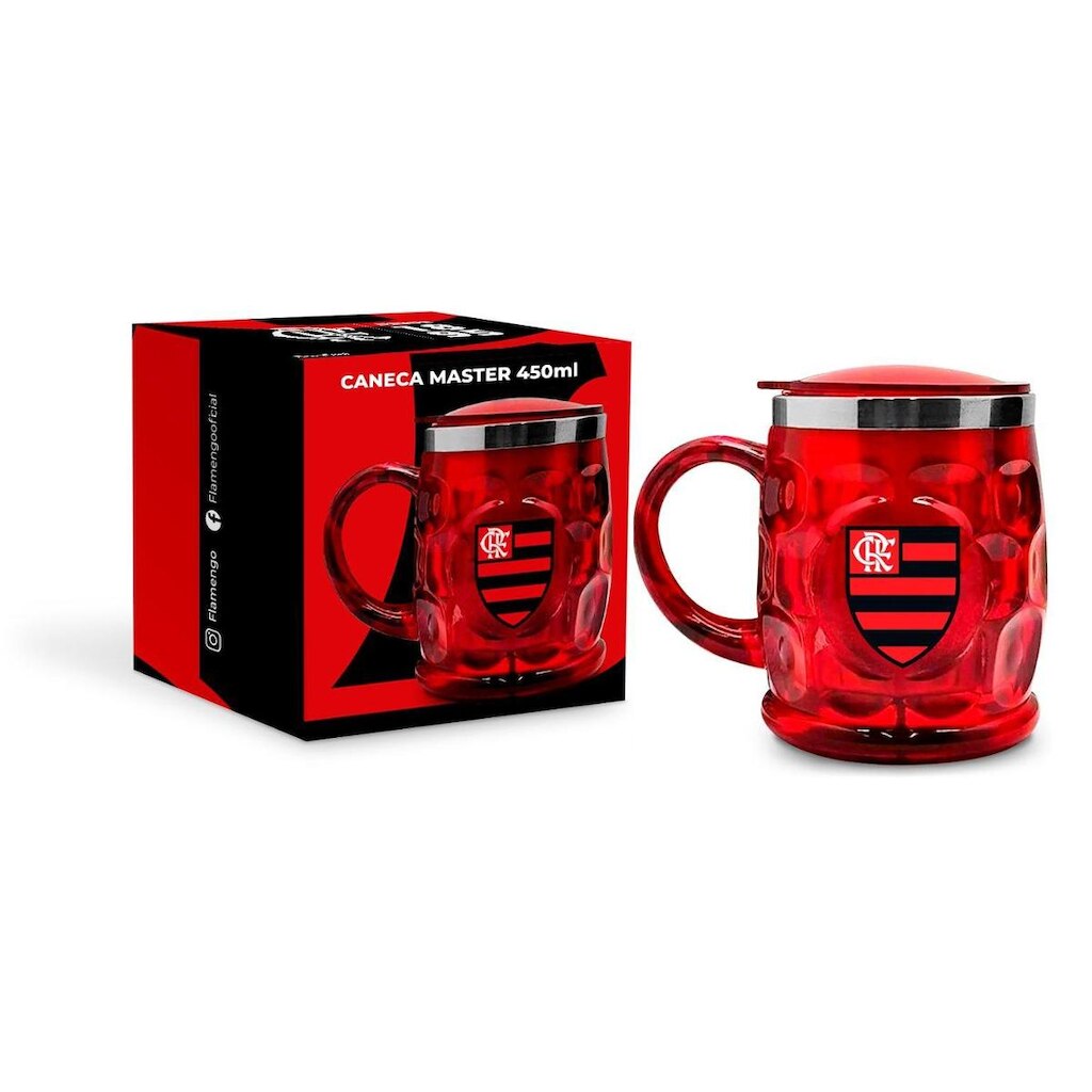 Caneca Inox Flamengo 450ml