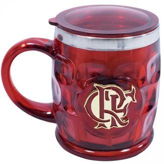 Caneca Térmica Brasão Metal 500ml -  Flamengo